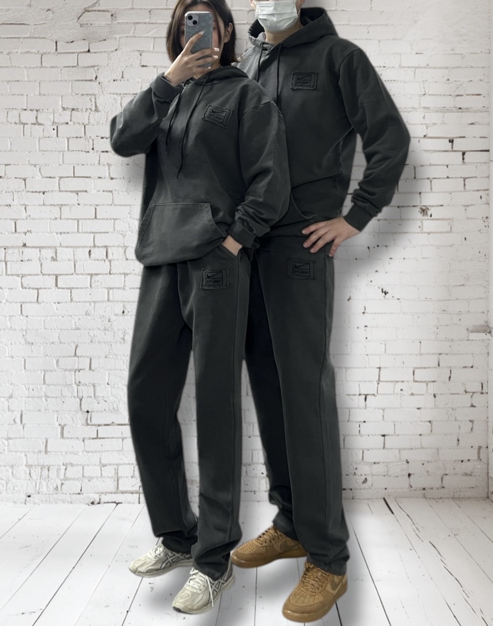 <스투시 바이오 후드 세트>