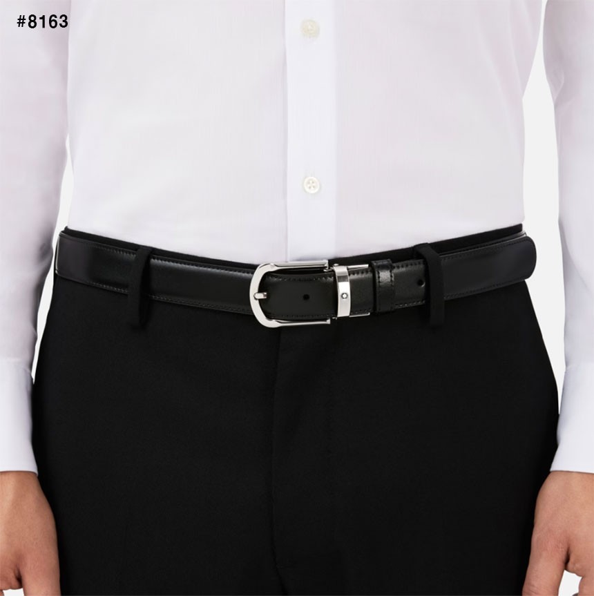 🍀 [MONTBLANC] 몽블랑 클래식 홀슈스 리버서블 양면 벨트 🍀