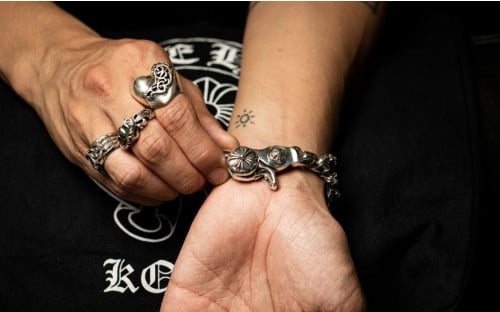 🚨크롬하츠 CH 크로스 클립 더블 팬시 팔찌