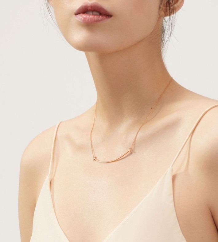 티파V 스마일 T펜던트 라지 목걸이수입최*고급