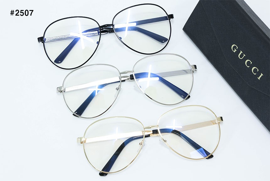 🍀 [GUCCI] 구찌 삼선 브릿지 메탈 프레임 안경테 🍀
