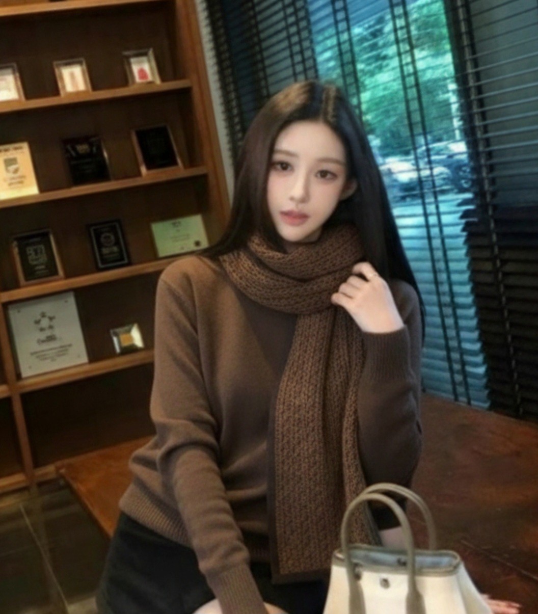 펜V FF로고 패턴 울머플러➡️수입최*고급