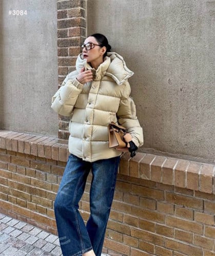 🍀 [PRADA] 프라다 포켓 삼각로고 후드 구스 패딩 점퍼 🍀