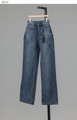 🍀 [SAINT LAURENT] 입생로랑 수입고급 세미 와이드 데님진 🍀