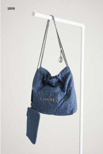 🔆 [CHANEL] 샤넬 22 워시드 데님 백 스몰 🔆