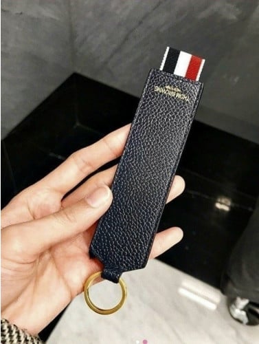 톰VVV 페블 레더 더블 키링 ➡️수입