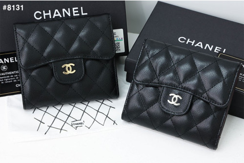 🍀 [CHANEL] 샤넬 클래식 스몰 플랩 캐비어 반지갑 🍀