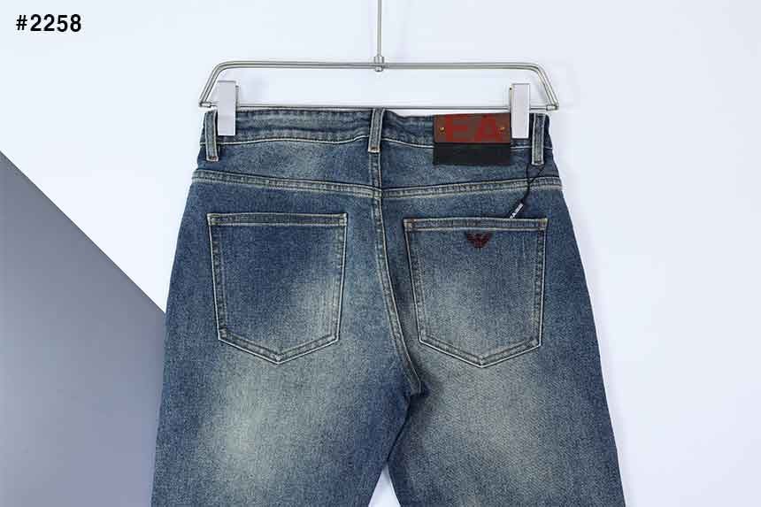 🍀 [EMPORIO ARMANI] 임페리오 알마니 레드 로고 데님 팬츠 청바지 🍀