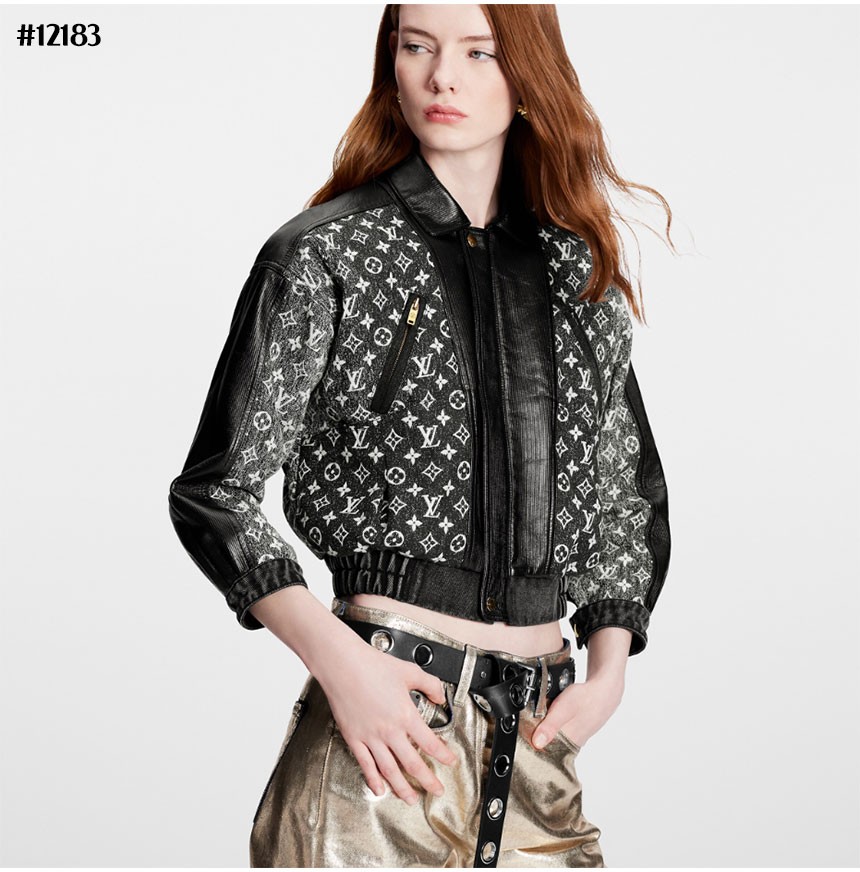 🍀 [LOUIS VUITTON] 루이비통 모노그램 데님 레더 봄버 자켓 🍀