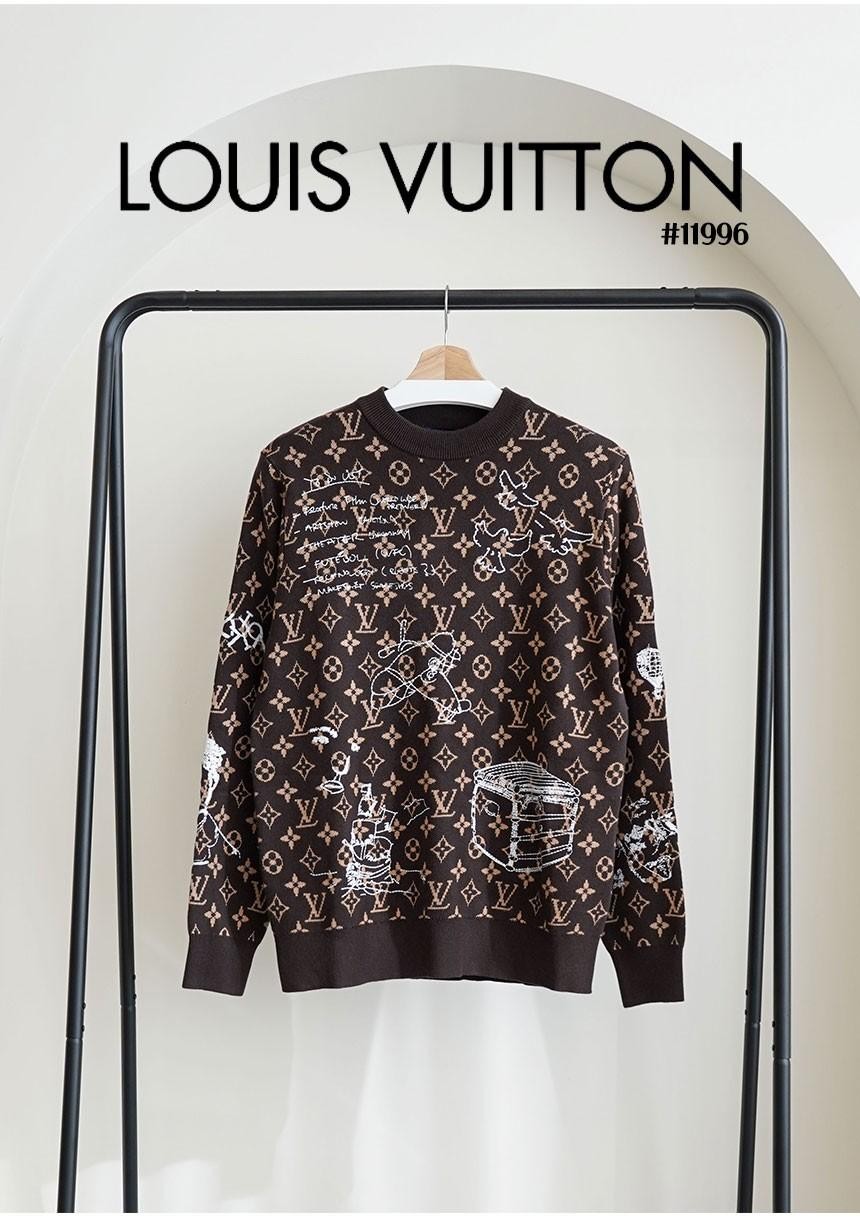 🍀 [LOUIS VUITTON] 루이비통 모노그램 엠브로이더드 크루넥 니트 스웨터 🍀