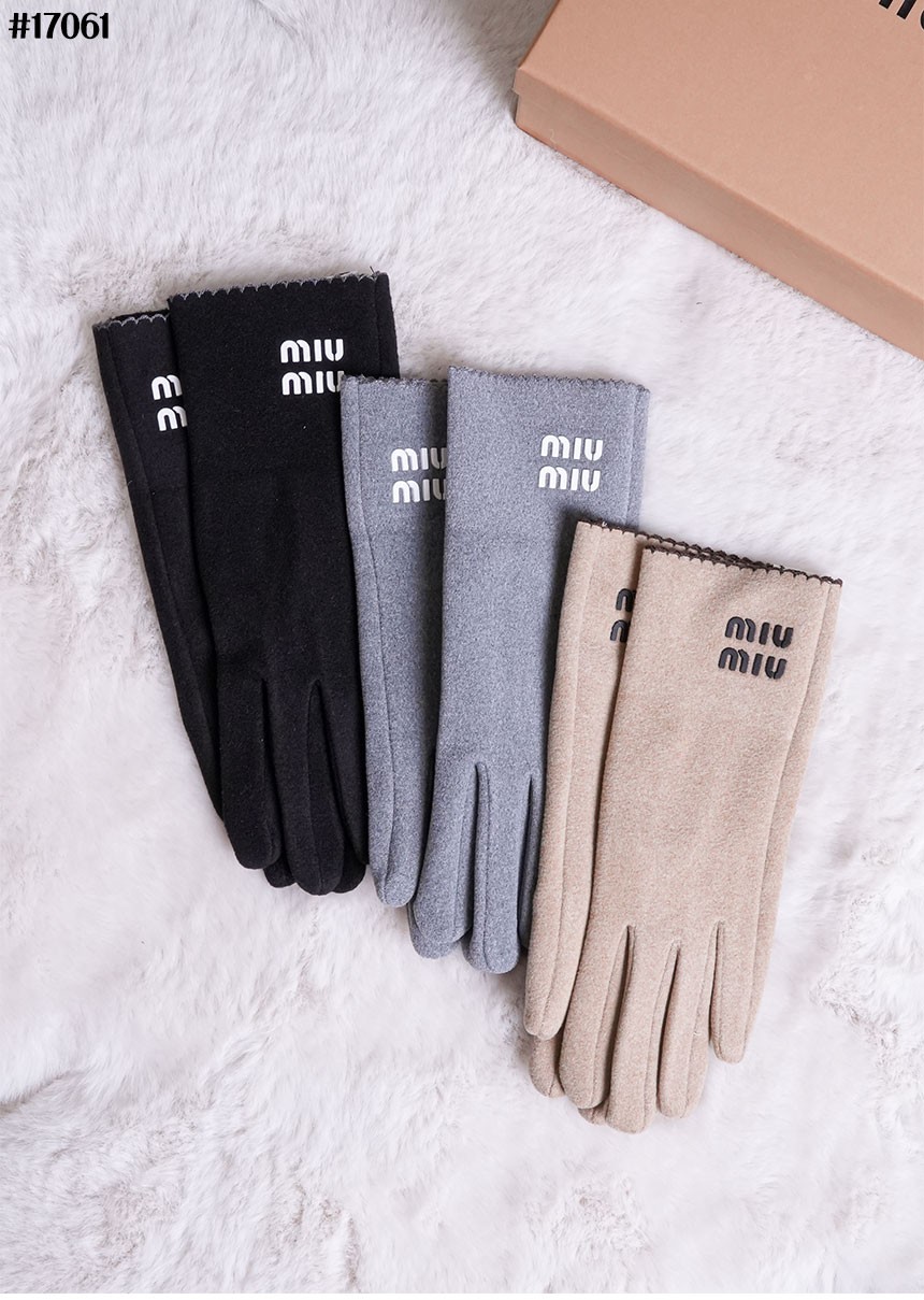 🔆 [MIUMIU] 미우미우 스마트 터치 스웨이드 장갑 🔆