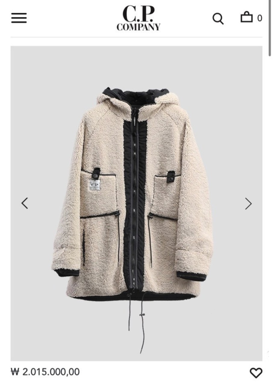 🚨씨피컴퍼니 [C.P compay] 리버시블 양면 폴라 파카