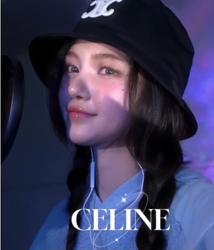 셀VV 트리옹프 아플리케 버킷햇 수입