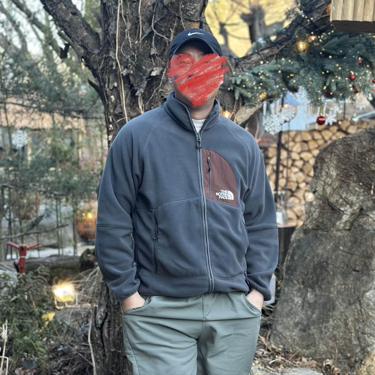 노스페이* 플리스 집업 자켓