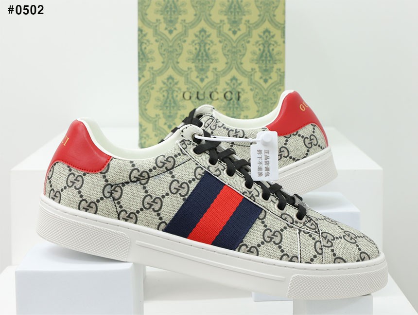 🍀 [GUCCI] 구찌 에이스 GG 캔버스 웹 로우탑 스니커즈 🍀