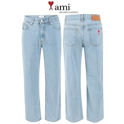 💕 아* 스카이블루 와이드 데님 팬츠