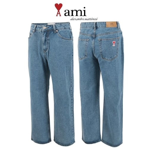 💕 아* 중청 와이드 데님 팬츠