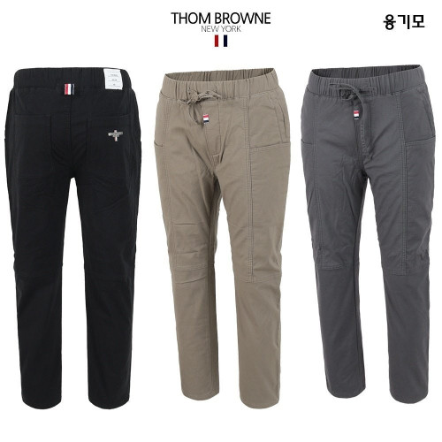 💕 톰* 융본딩 바이오워싱 스판 밴드 배기핏 팬츠