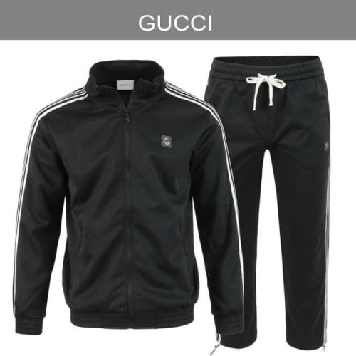 💕 구* 스트라이프 스틸로고 집업 셋업