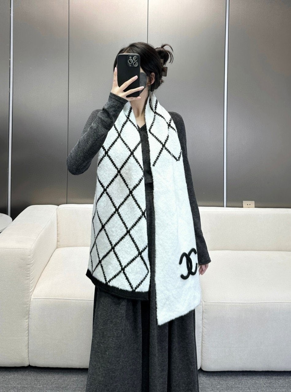 💕 샤* 캐시미어 사선격자 머플러