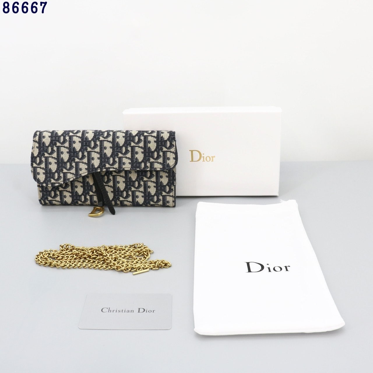 💕 디* 새들 체인 WOC 파우치 스몰