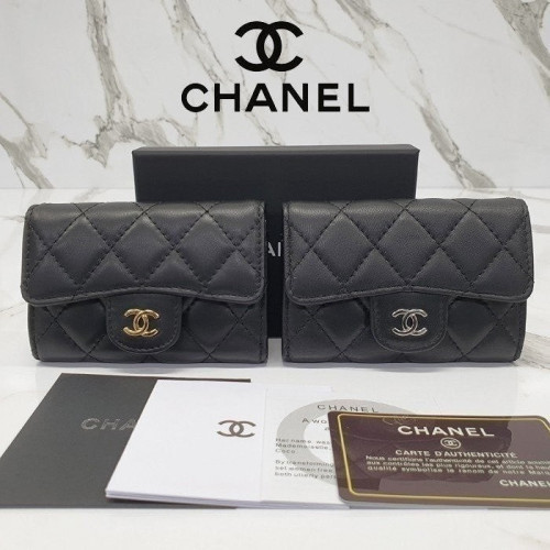 💕 샤* 클래식 램스킨 플랩 카드지갑 ⚓031