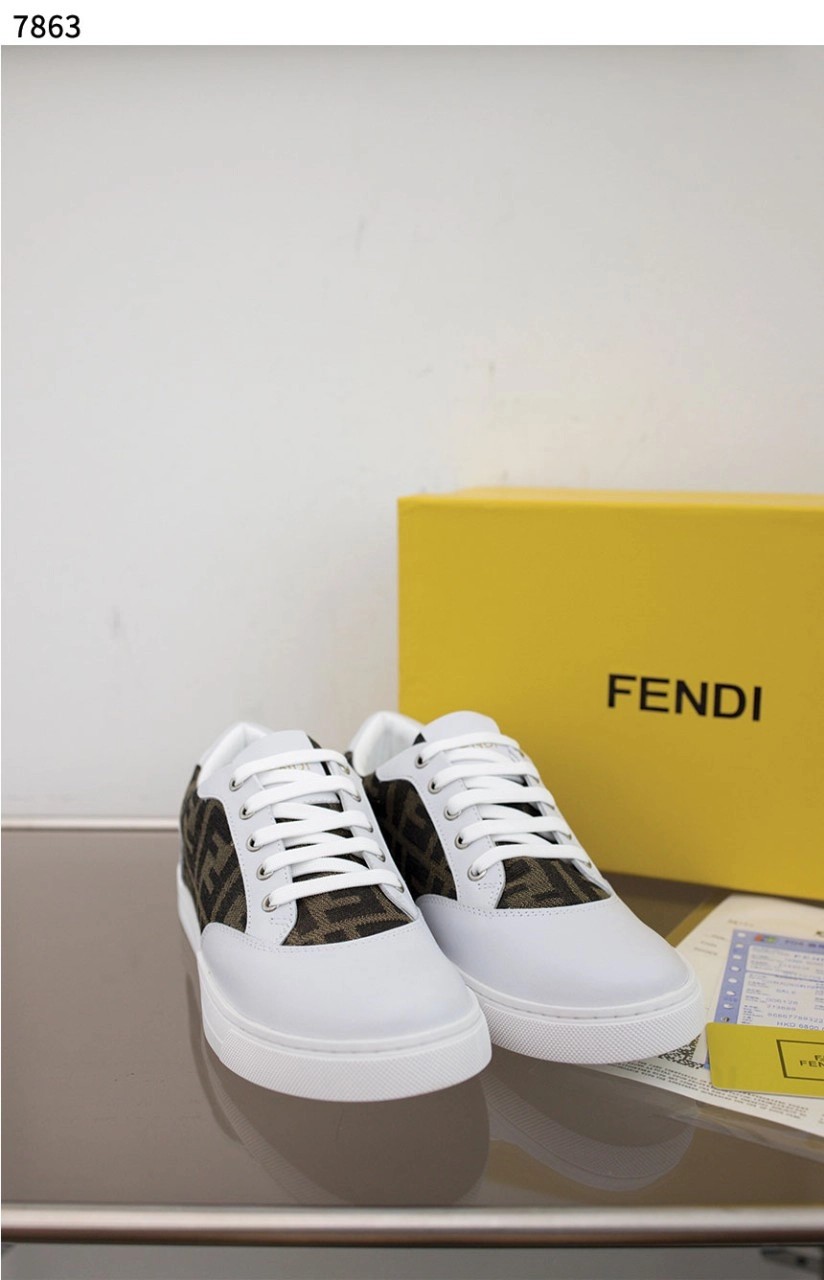 ❗ #펜디 [FENDI] 펜디 포스 패브릭 로우탑 스니커즈 ❗ #신발 #7863