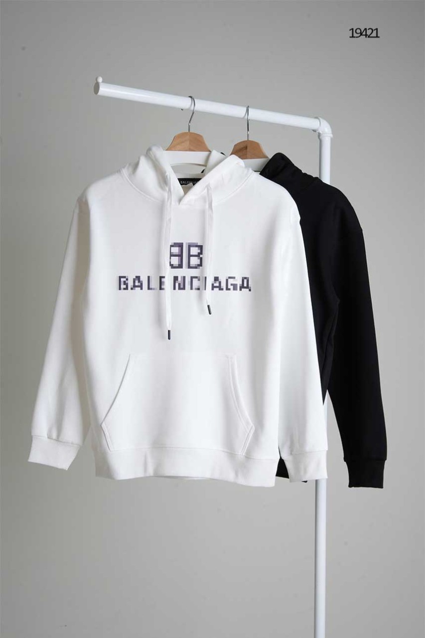 🔆 [BALENCIAGA] 발렌시아가 BB이니셜로고 후드 맨투맨 🔆