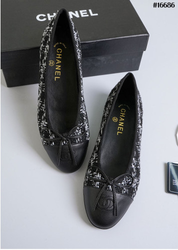 🔆 [CHANEL] 샤넬 트위드 발레리나 플랫 슈즈 🔆