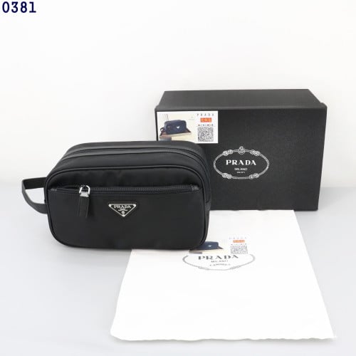 👹프라다 리나일론 사피아노 가죽 파우치👹