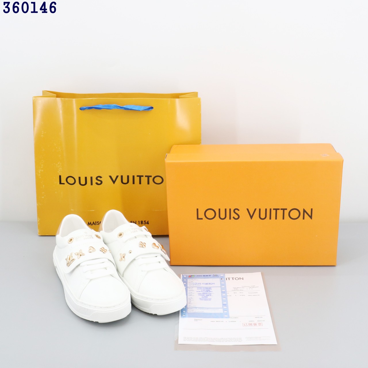 👹루이비통 타임 아웃 스니커즈 화이트👹