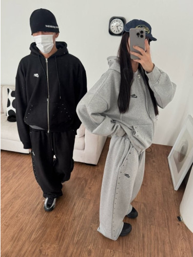 💕 나** 스토드 후드집업세트 (기모)