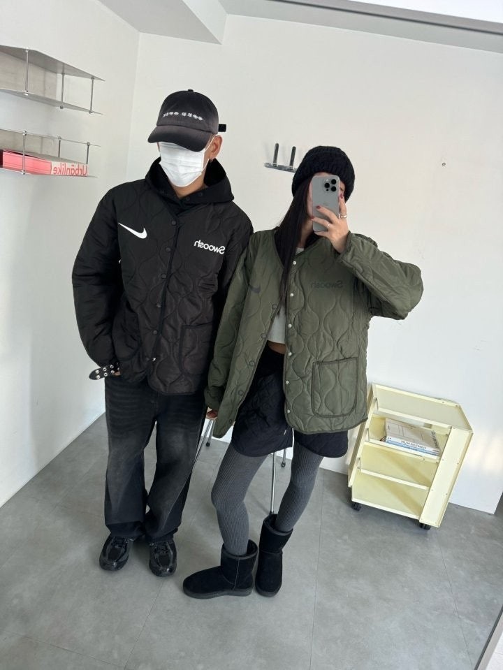 💕 나** 경량 깔깔이 퀄팅 자켓