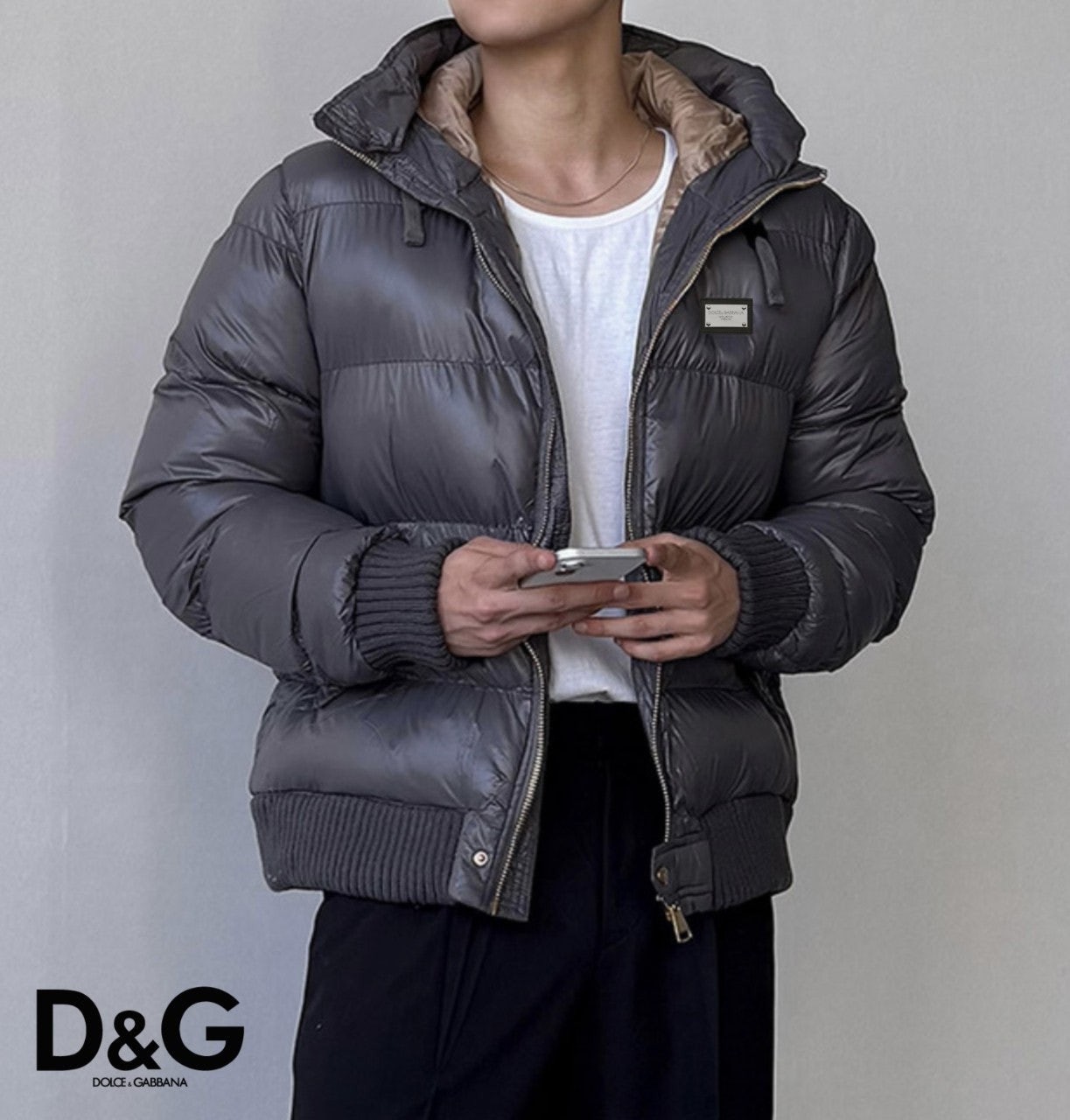 💕 돌* 슬림 후드숏패딩