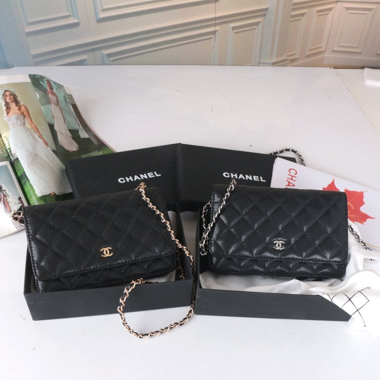 💕 샤* 클래식 WOC 캐비어 (풀박/금장)