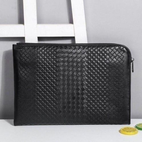 💕 보** 인트레치아토 레더 악어 클러치