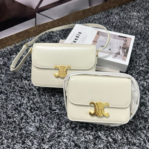 💕 셀** 틴 트리오페 샤이니 카프스킨 숄더백