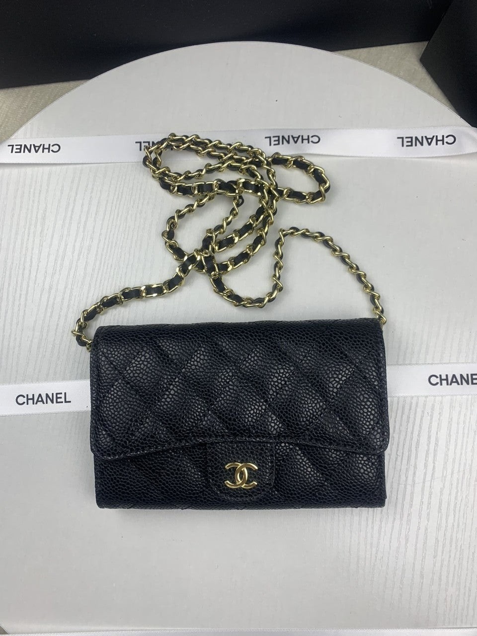 💕 샤* 캐비어 금장 체인