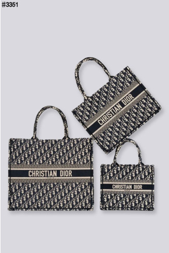 🍀 [DIOR] 크리스찬 디올 Book Tote 백 오블리크 블루 🍀