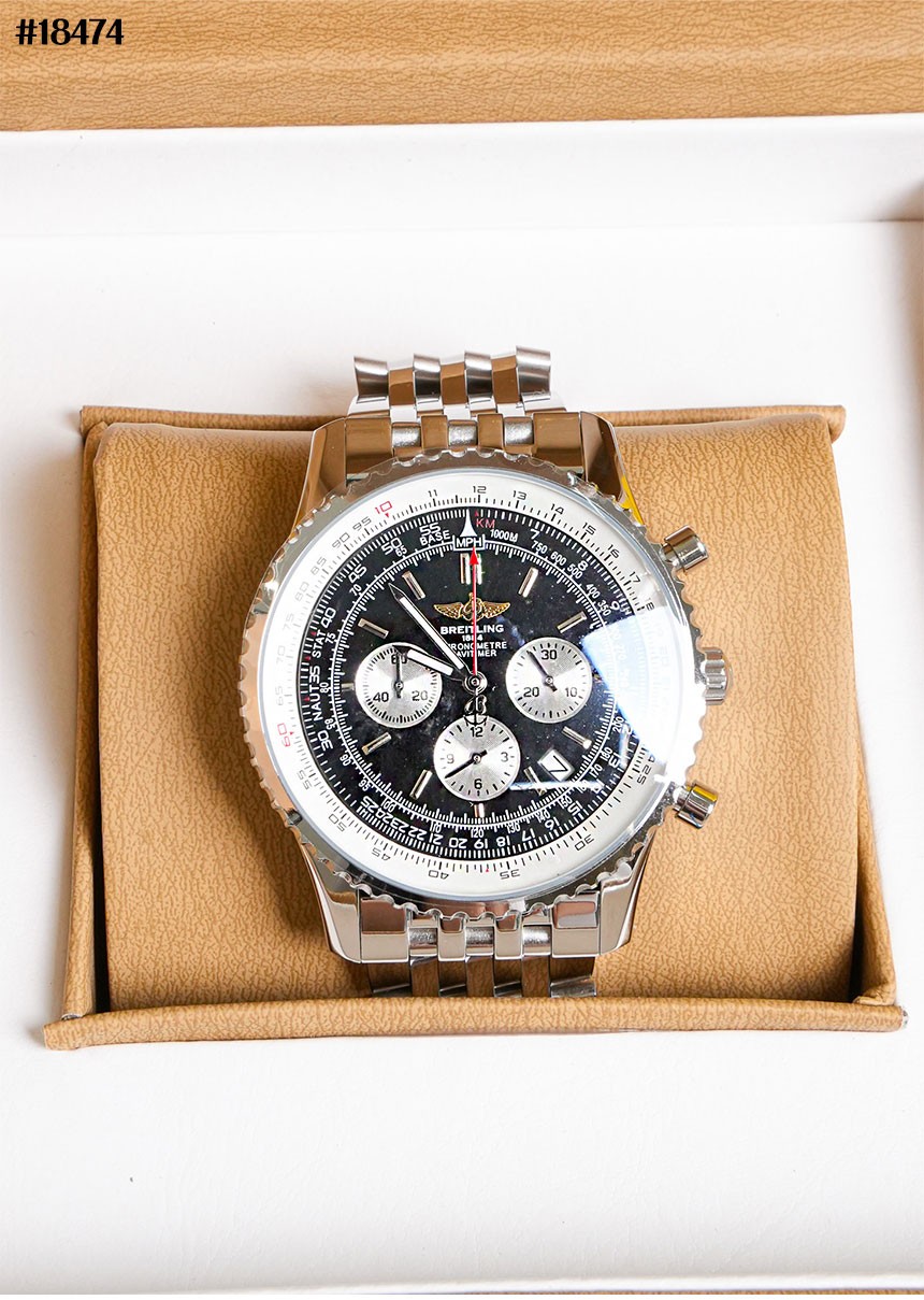 🔆 [Breitling] 브라이틀링 내비타이머 B01 크로노그래프 메탈 블랙 다이얼 🔆