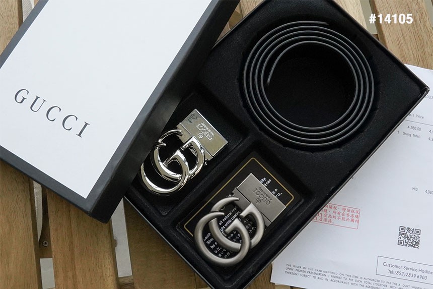 🔆 [GUCCI] 구찌 남성용 마몽드#2 투버클 벨트셋 🔆