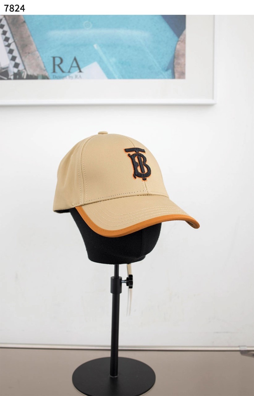 #버버리 [BURBERRY] 버버리 BB로고 오렌지 라인 캡 모자 신상입고💢 #모자 #7824