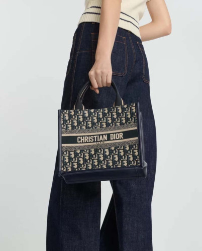 #디올 [ D*OR ] 수입 북 토트 스몰백 -네이비-  입고💢 #가방