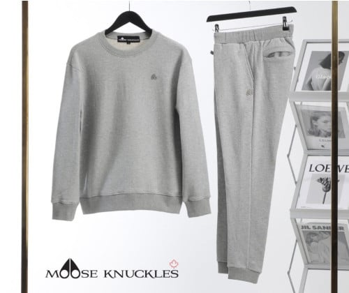 🚨무스너클 스틸로고 패치 맨투맨 세트