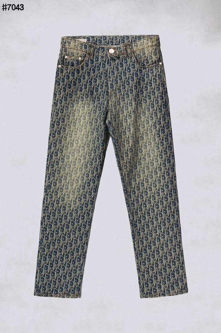 🍀 [DIOR] 크리스찬 디올 오블리크 워싱 스트레이트 데님 팬츠 🍀