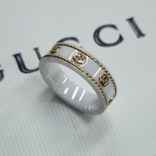 구찌 60 아이콘 반지 화이트