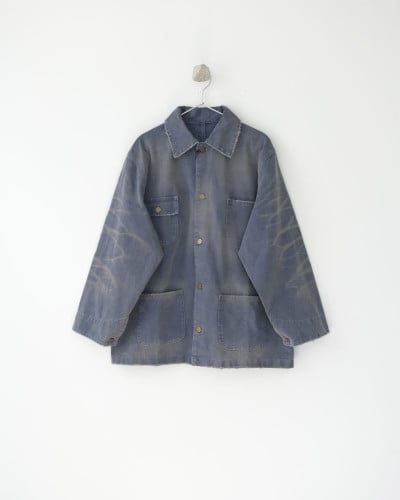 •프라* 26 디스트레스드 이펙트 데님 자켓 - 수입