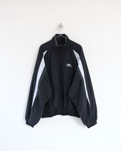 •발렌시아* 3B 스포츠 아이콘 배색 트랙 자켓 - 수입