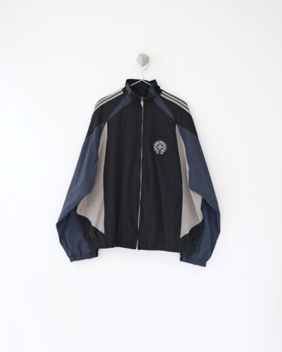 •크롬하* 홀스슈 자수 패치워크 트랙 자켓 - 수입
