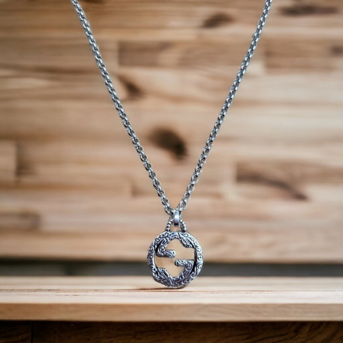 [140번] #구찌 인터로킹 G 펜던트 목걸이